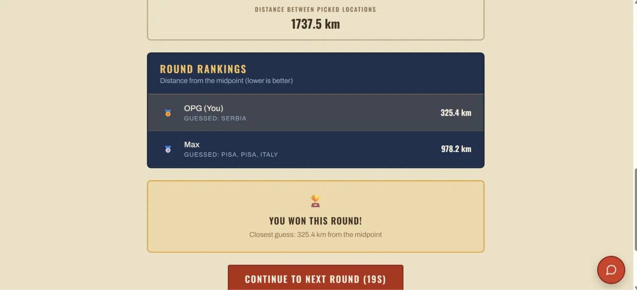 Map'd round rankings