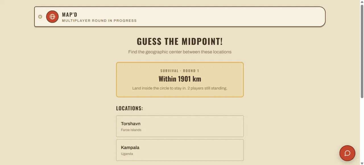 Survival midpoint screen