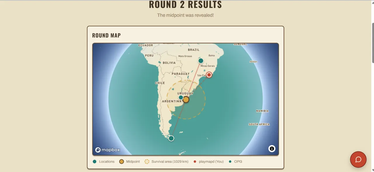 Survival round map